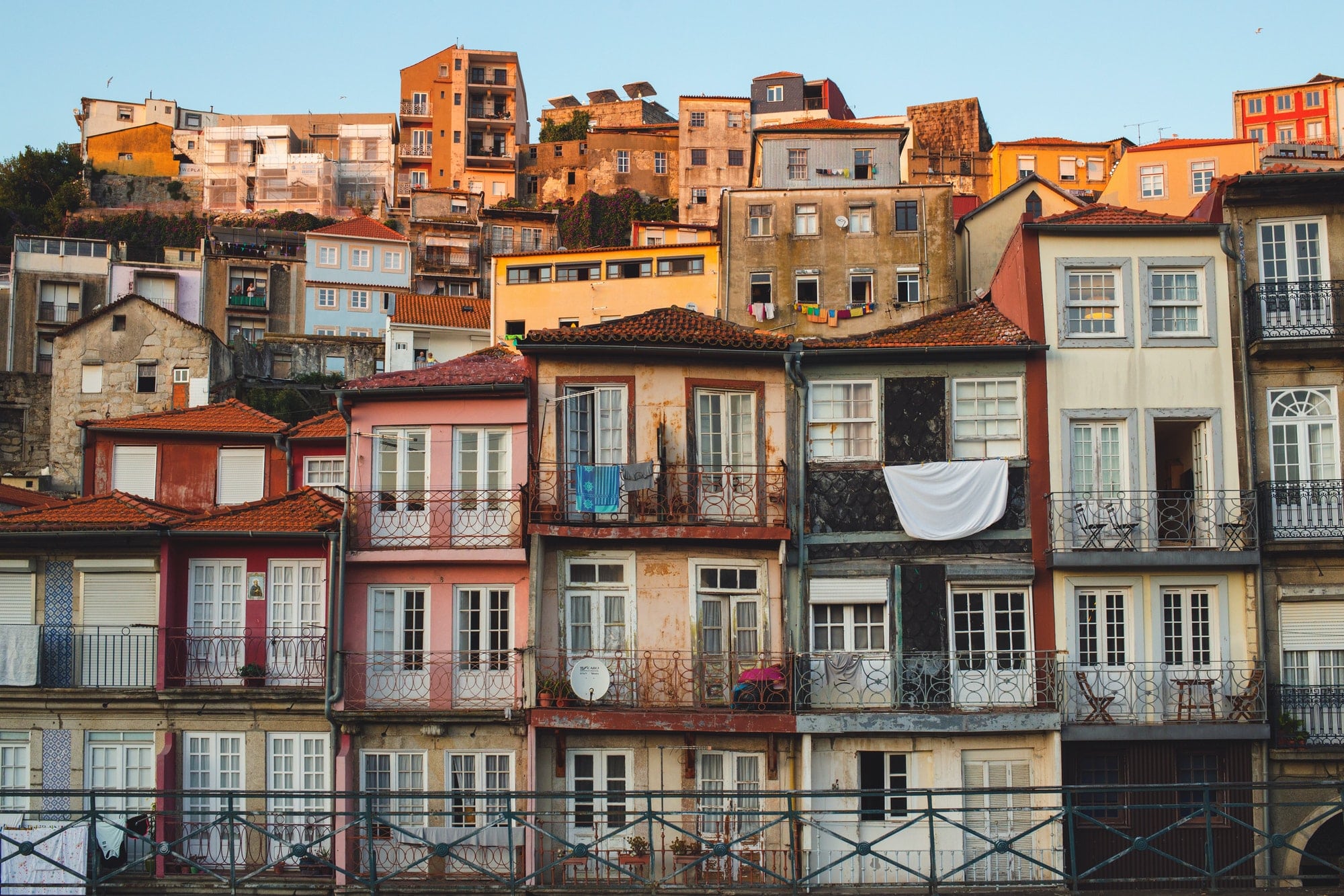 Old Buildings in Porto, Portugal.